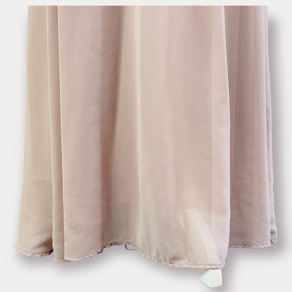 Lulu’s Air of Romance Maxi Dress Taupe Size Small - Picture 7 of 10